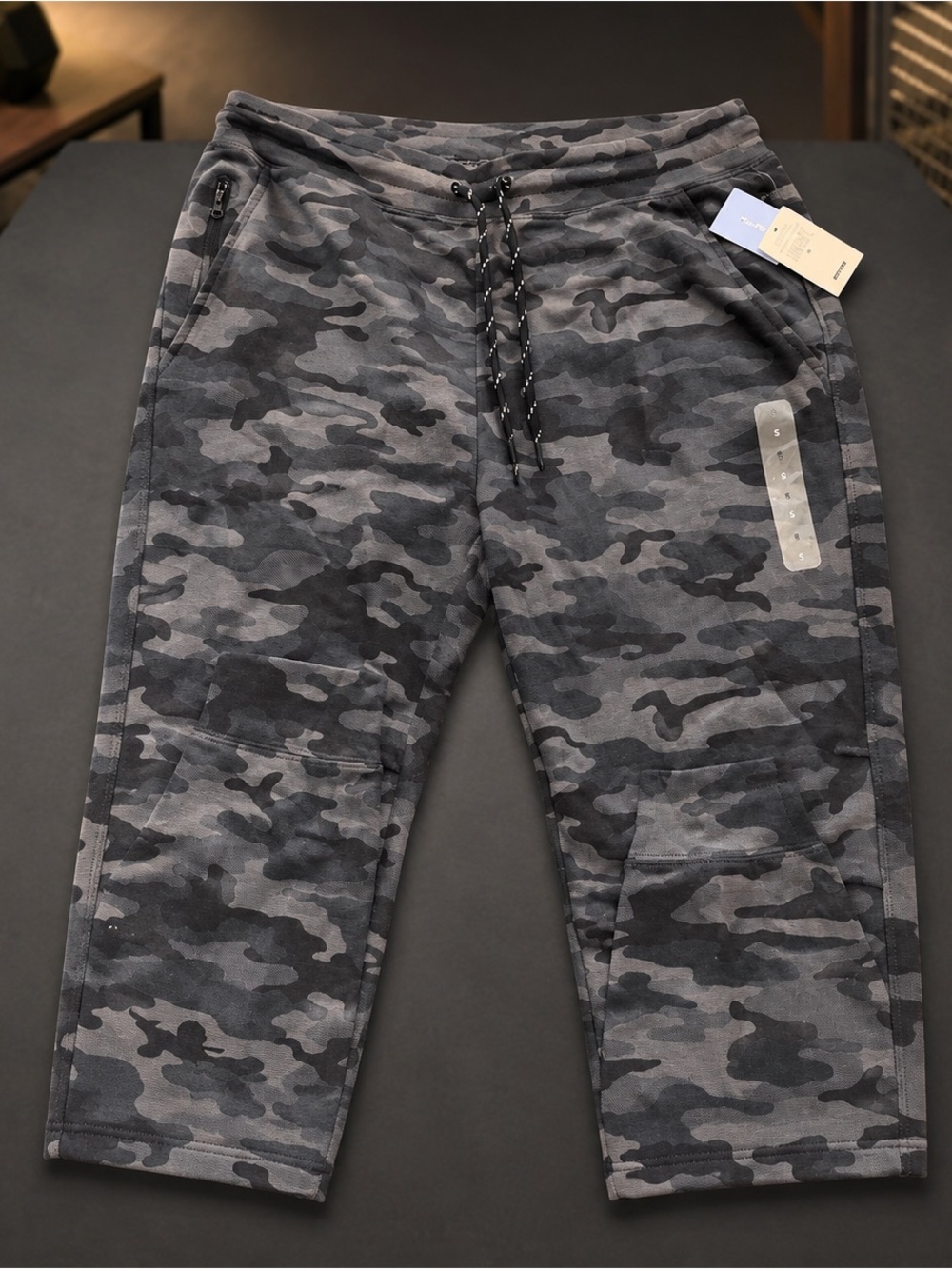GAP Men's Camo Jogger Pants - Gray/Black NWT SIZE SMALL